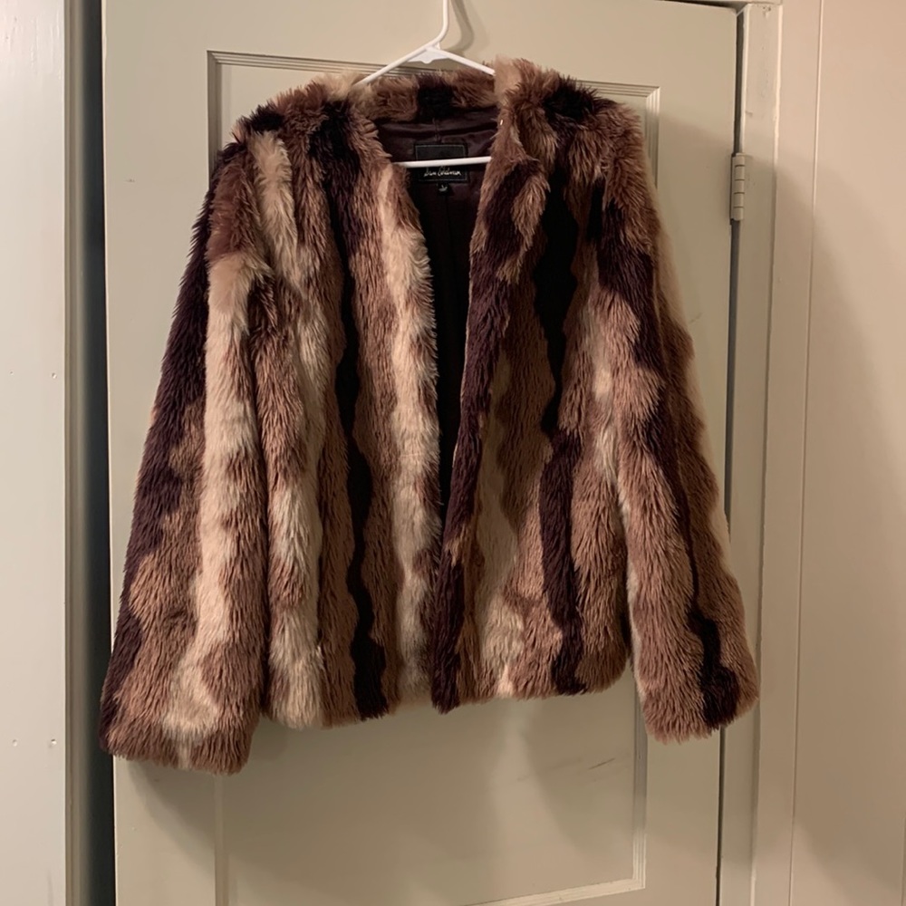 Sam Edelman fuzzy 70s style jacket